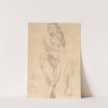 Etude de femme pour ‘La Plastique’, plafond du vestibule du Petit Palais (1909) by Albert Besnard