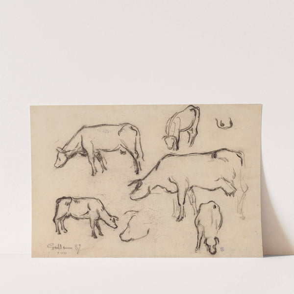 Etude de vaches (1887) by Armand Guillaumin