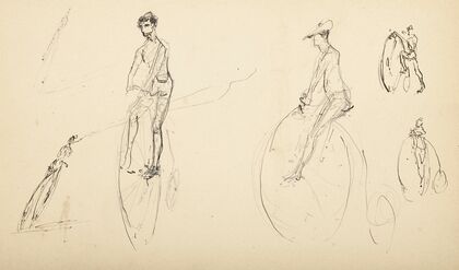 Étude de vélocipédistes