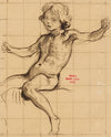 Etude d’enfant assis