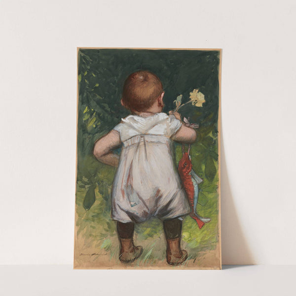 Etude d’enfant de dos by Firmin Bouisset
