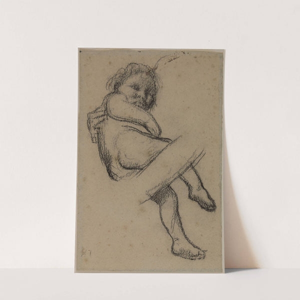 Etude d&#039;enfant pour &#039;L&#039;Enfance de sainte Geneviève&#039; by Pierre Puvis de Chavannes