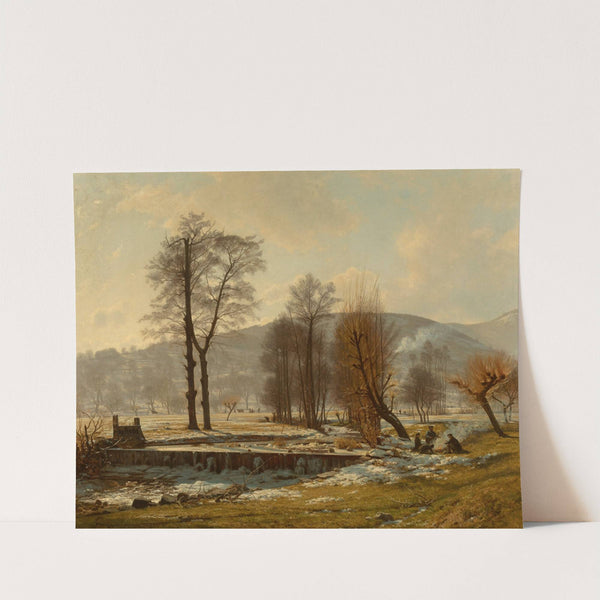 Étude d&#039;hiver, Vallée de Münster by Francois-Louis Français