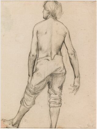 Etude d’homme, de dos