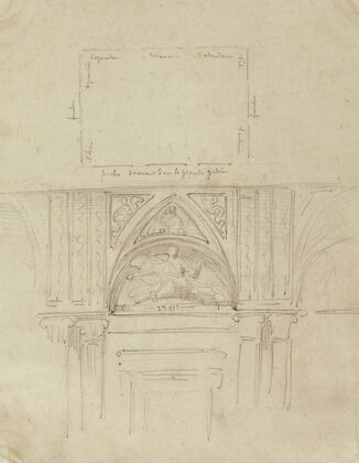 Etude d’un dÃ©cor en lunette