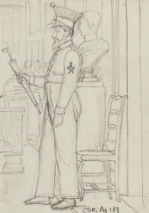 Etude d’uniforme italien