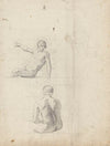 Etude pour deux figures assises