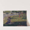 Étude pour ‘La Grande Jatte’ (Study for ‘La Grande Jatte’)  (between 1884 and 1885) by Georges Seurat