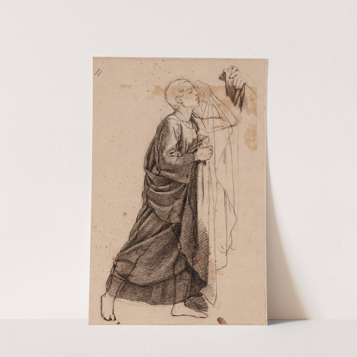 Etude pour la Mort de la Vierge (1831-1839) by Alexandre-François Caminade