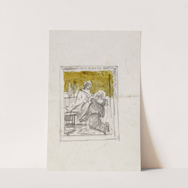 Etude pour la mort de saint Joseph (1898) by Arthur-Joseph Gueniot