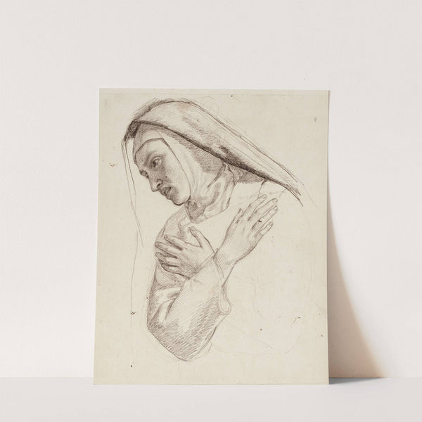 Etude pour la Mort de sainte Thérèse (1835) by Alexandre-François Caminade
