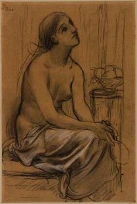 Etude pour la peinture ‘Femme Ã  sa toilette’