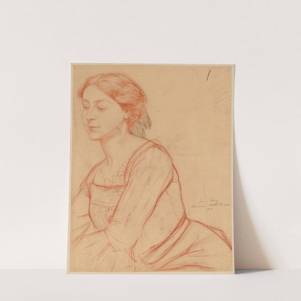 Etude pour la pianiste du &#039;Bal blanc&#039; by Joseph-Marius Jean Avy