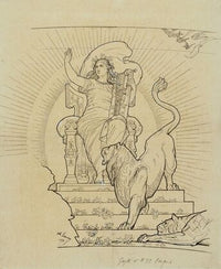 Etude pour le décor de la salle des fêtes de l’ancien palais du Trocadéro L’Harmonie (1878)