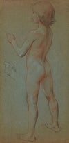 Etude pour le dÃ©cor de l’OpÃ©ra Comique ; Fillette nue