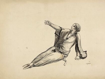 Etude pour le drame Bois ton sang (1910)
