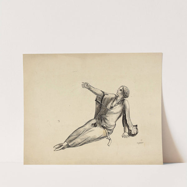 Etude pour le drame Bois ton sang (1910) by Arthur-Joseph Gueniot
