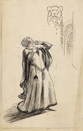 Etude pour le drame Bois ton sang (1910)