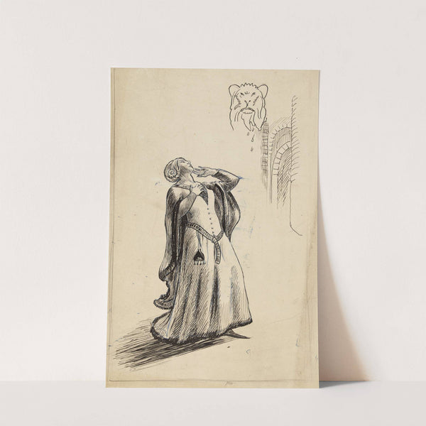 Etude pour le drame Bois ton sang (1910) by Arthur-Joseph Gueniot