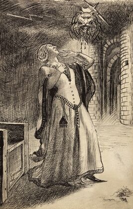 Etude pour le drame Bois ton sang (1910)