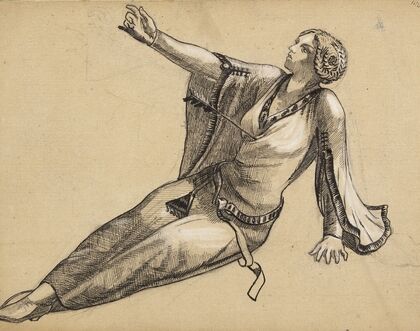 Etude pour le drame Bois ton sang (1910)