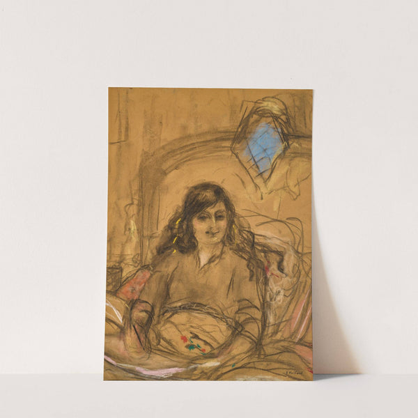 Etude pour Le portrait de la Comtesse Anna de Noailles (1931) by Édouard Vuillard