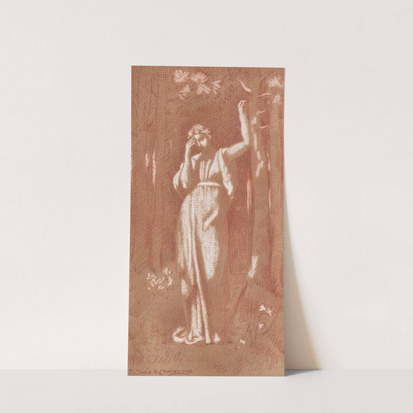 Étude pour &#039;Le Recueillement&#039; by Pierre Puvis de Chavannes
