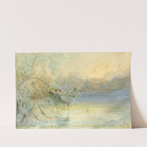 Étude pour ‘Les Fées’ (circa 1881.) by Gustave Doré