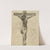 Etude pour un crucifix de bois sculpté Christ en croix (1938) by Arthur-Joseph Gueniot