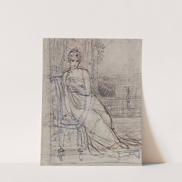 Étude pour un portrait de Juliette Récamier by François Gérard