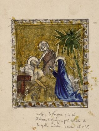 Etude pour un tableau la mort de saint Joseph (1898)