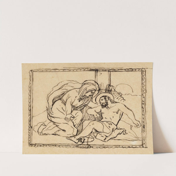 Etude pour une Piétà by Arthur-Joseph Gueniot