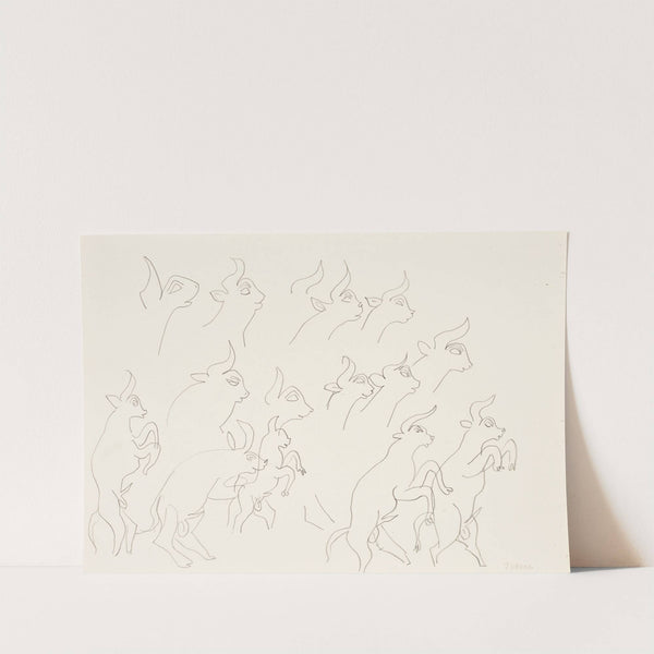 Etudes de boucs (circa 1943) by Henri Matisse