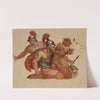 Études de cavaliers antiques, d&#039;après Charles Le Brun by Paul-Jacques-Aimé Baudry