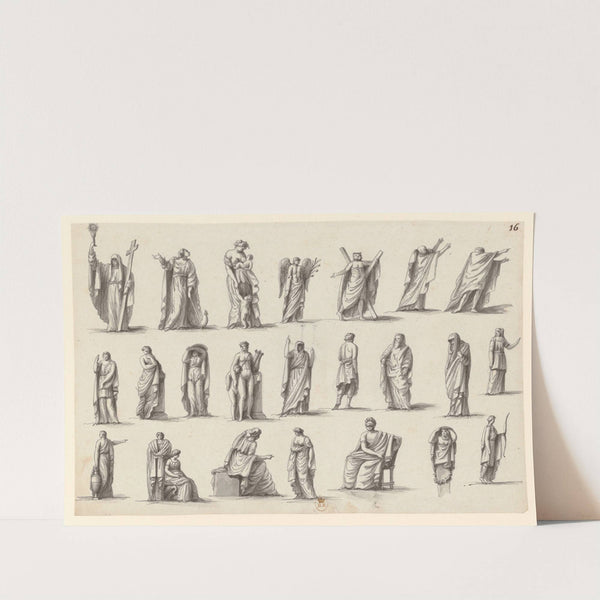 Etudes de figures (1777-1825) by Jean Jacques Lequeu