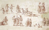 Etudes de figures populaires
