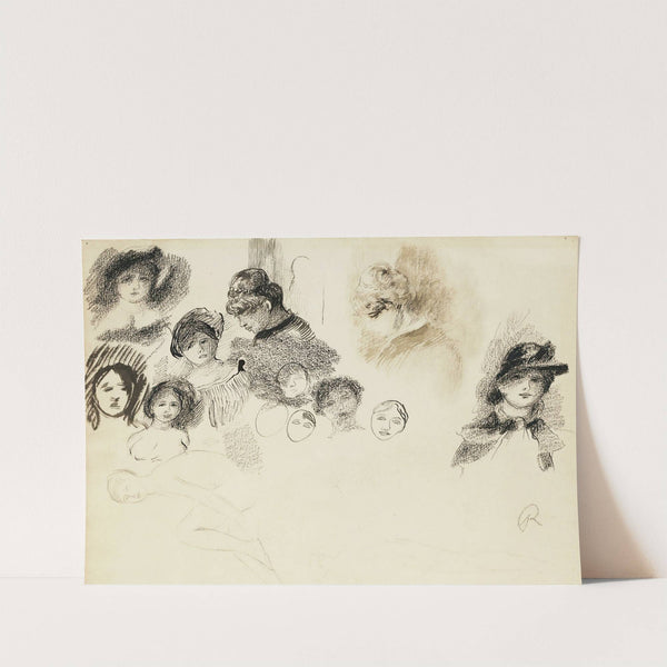 Études (têtes de femmes) by Pierre-Auguste Renoir