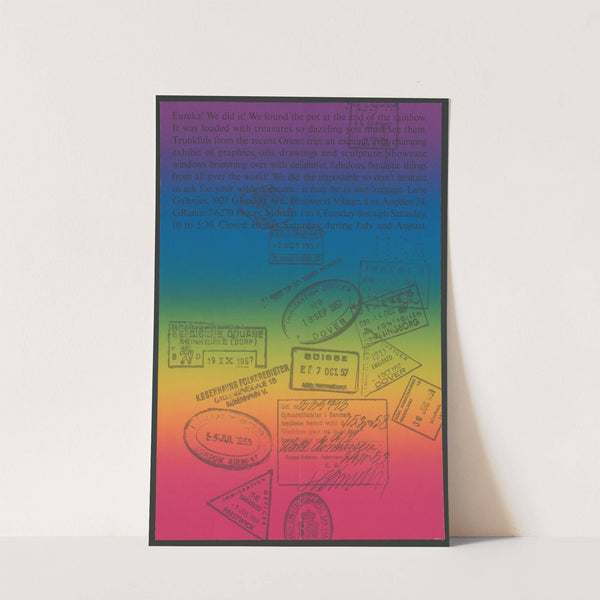 Eureka! We did it! We found the pot at the end of the rainbow (1962) by Lane Galleries