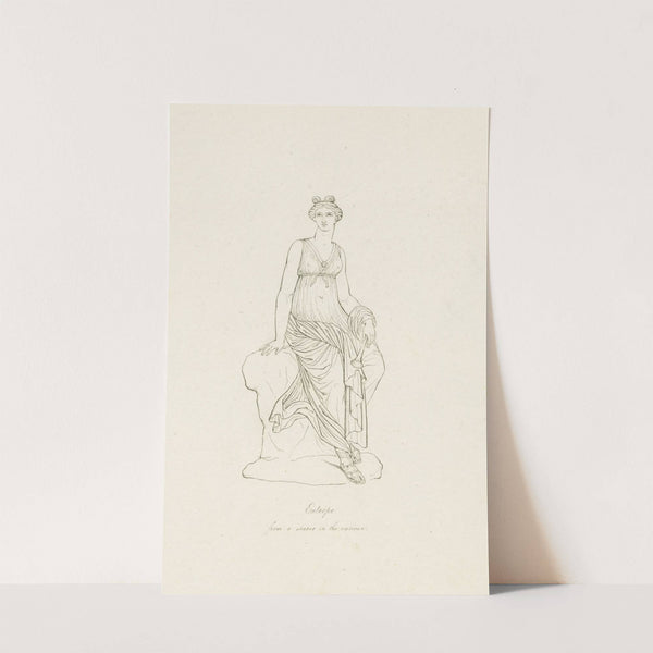 Euterpe, from a statue in the vatican (1812)