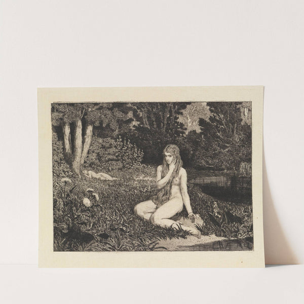 Eva (Eva und die Zukunft, Opus III, Blatt 1) (1880-1882) by Max Klinger