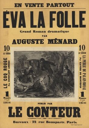 Eva la folle, grand roman dramatique par Auguste Ménard (1886)