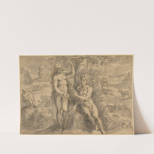 Eve Tempting Adam by Crispijn van den Broeck