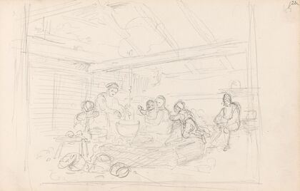 Evening in a smoking room (Before 1856)