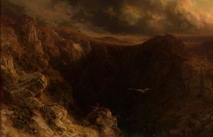 Evening in the mountains