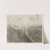 Evening in the Munitions Country by Joseph Pennell
