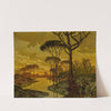 Evening Landscape by Ferdinand Knab