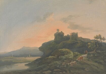 Evening – Landscape with a Ruined Castle
