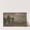 Evening meadow landscape by Jakob Becker