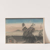 Evening moon at Kobe (1920) by Hashiguchi Goyō