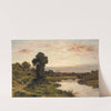 Evening On The Thames At Shillingford (1905) by Benjamin Williams Leader